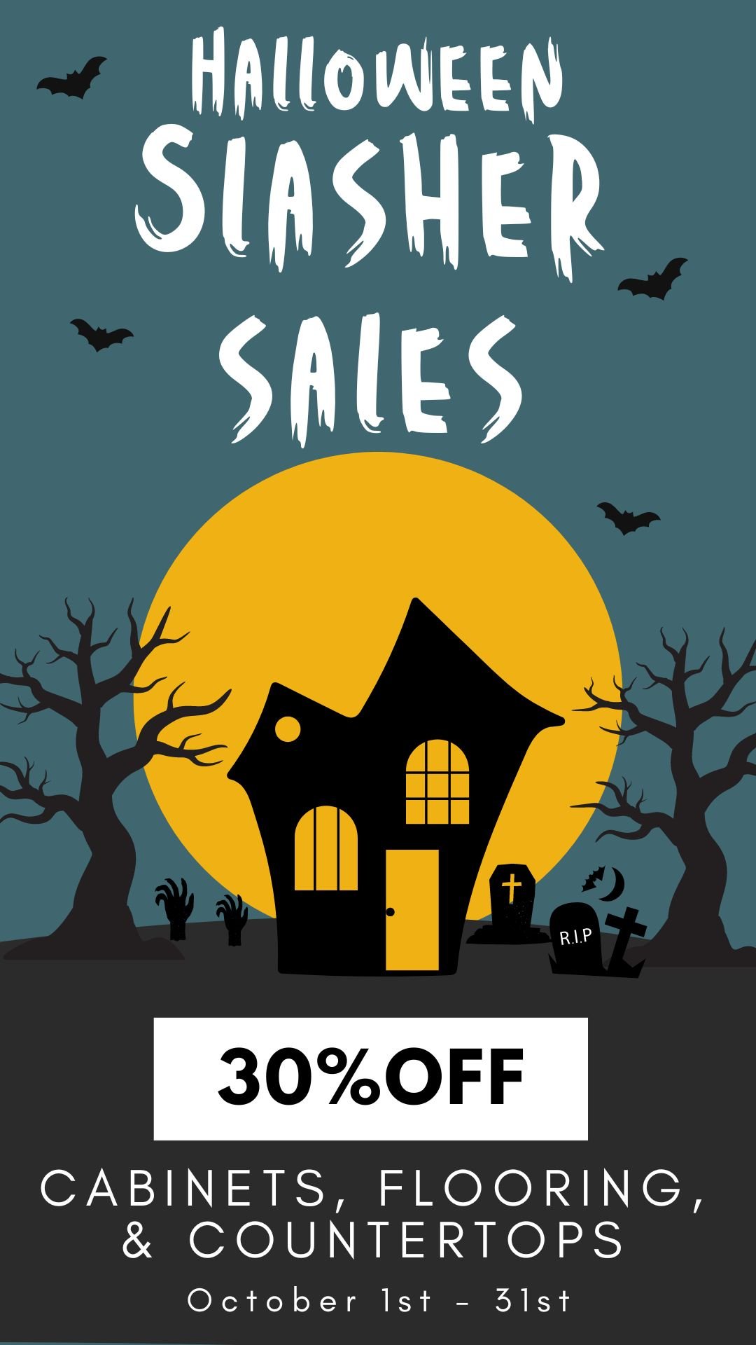 Blue Gray Dark Halloween Sale Instagram Story Blue Gray Dark Halloween Sale Instagram Story