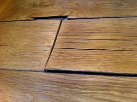 Vinyl Flooring damage