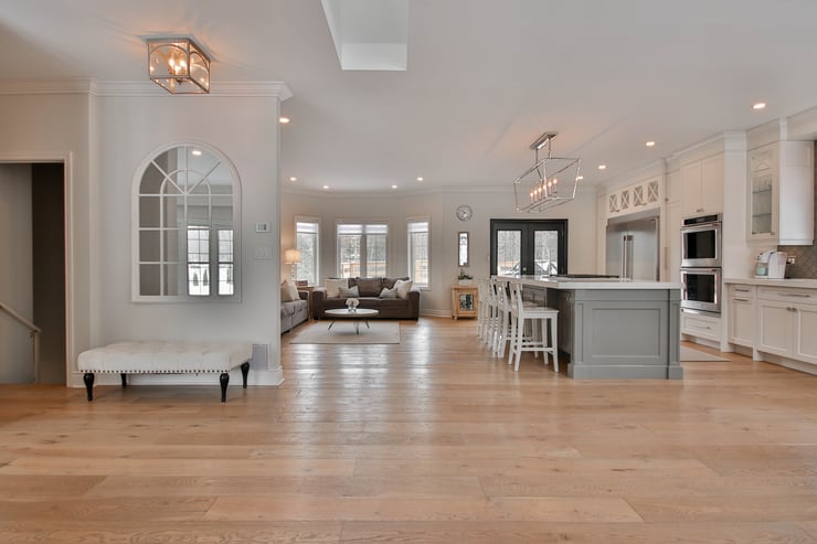 Vinyl Flooring in kitchen remodel