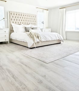 Trendy Vinyl Flooring in Bedroom