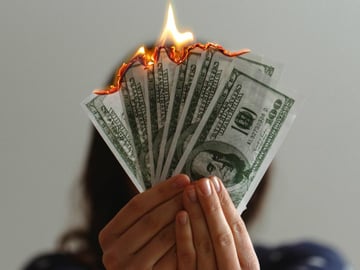 burning cash