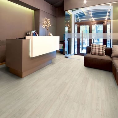 Vinyl plank flooring in a store - LVP Flooring