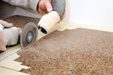 cutting countertop