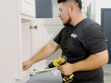 how to assemble kitchen cabinets