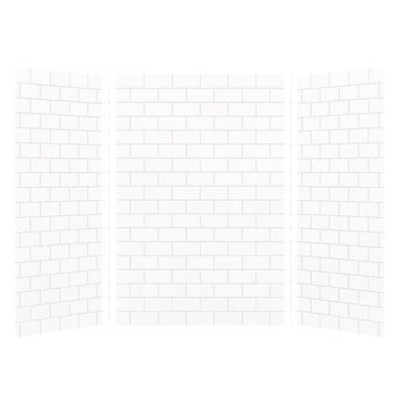 subway tile tub surround