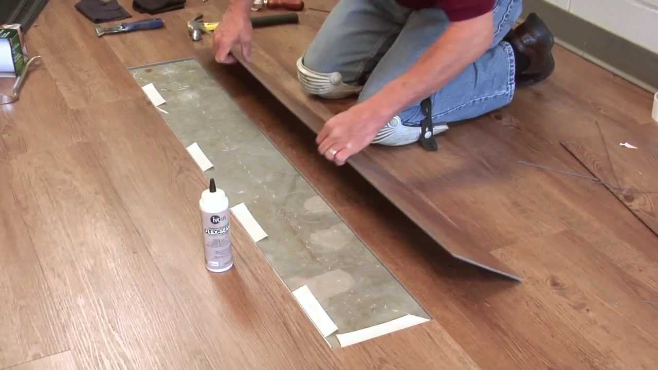 Vinyl stick on flooring